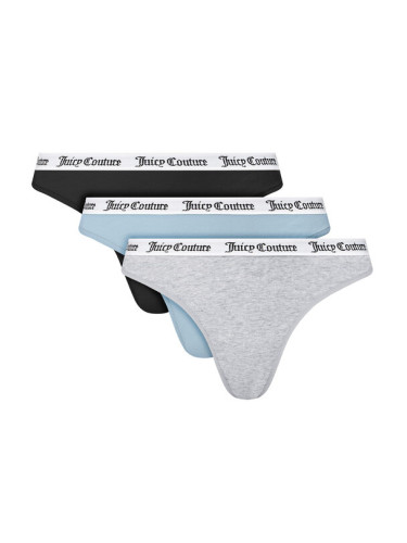 Juicy Couture Комплект 3 чифта прашки JCLTH224571 Цветен