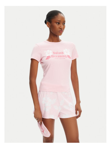 Juicy Couture Пижама Island Dreaming JCLPJ125507 Розов Regular Fit