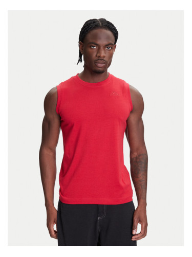 Kappa Мъжки топ Logo Corpo Cadwal 303HZB0 Червен Regular Fit