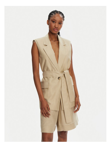 KAOS Елек RP1MR063 Бежов Regular Fit