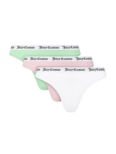 Juicy Couture Комплект 3 чифта прашки JCLTH224571 Цветен