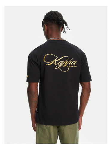Kappa Тишърт Norda 361Q6XW Черен Regular Fit