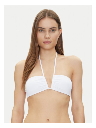 LAUREN RALPH LAUREN Горнище на бански 20401045 Бял