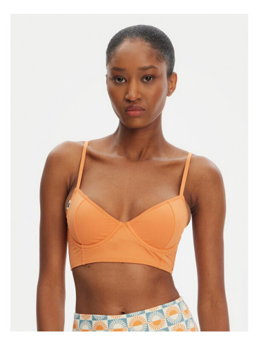 Quiksilver Горнище на бански Melly Top EQWX303137 Меден