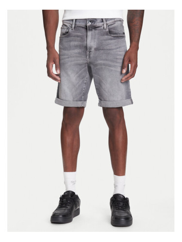 G-Star Raw Дънкови шорти 3301 D10481-D535 Сив Slim Fit