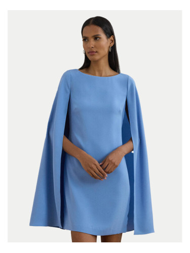 LAUREN RALPH LAUREN Коктейлна рокля 253855210033 Син Slim Fit