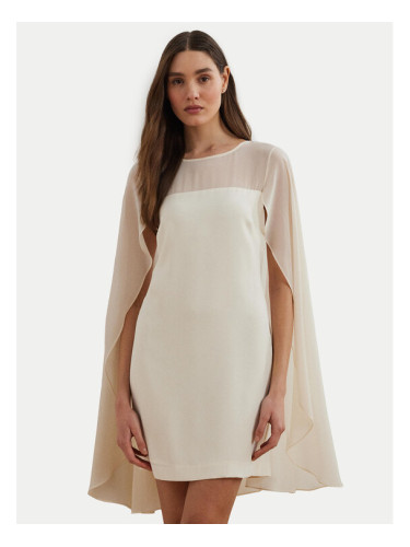 LAUREN RALPH LAUREN Коктейлна рокля 253963771001 Екрю Regular Fit