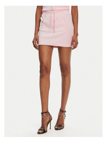 Juicy Couture спортна пола Heritage JCGGS125022G Розов Slim Fit