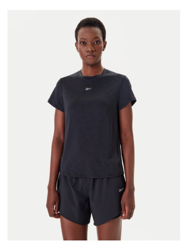 Reebok Тениска от техническо трико Chill 100214669 Черен Slim Fit