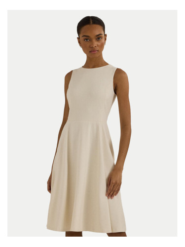 LAUREN RALPH LAUREN Ежедневна рокля 250851951004 Екрю Regular Fit