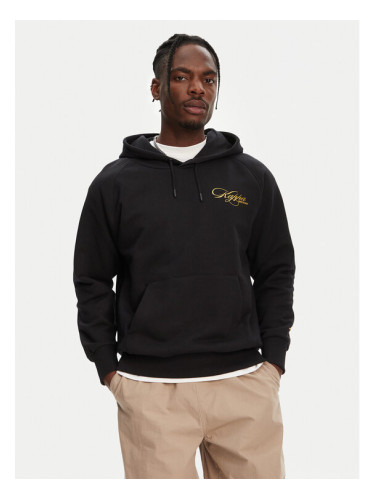 Kappa Суитшърт Nilufer 341T54W Черен Regular Fit