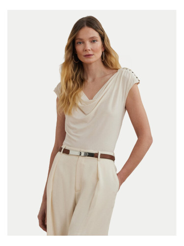 LAUREN RALPH LAUREN Блуза 200898441001 Екрю Relaxed Fit
