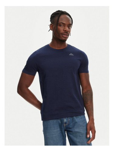 Robe di Kappa Тишърт Luc 611187W Тъмносин Regular Fit