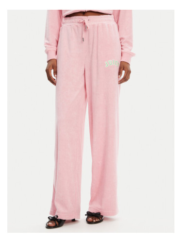 Juicy Couture Долнище анцуг Regan JCWBJ125335 Розов Wide Leg