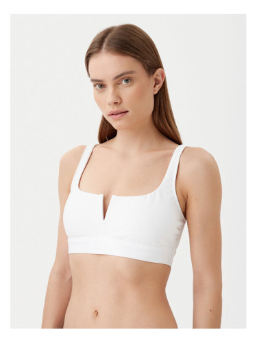 LAUREN RALPH LAUREN Горнище на бански 20408135 Бял