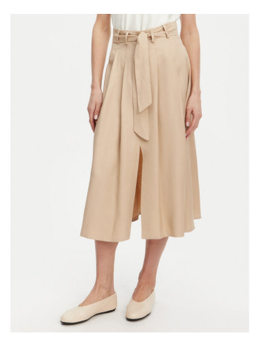 KAOS Миди пола RP1CO037 Бежов Regular Fit