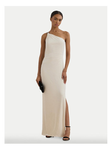 LAUREN RALPH LAUREN Официална рокля 253751483020 Екрю Slim Fit