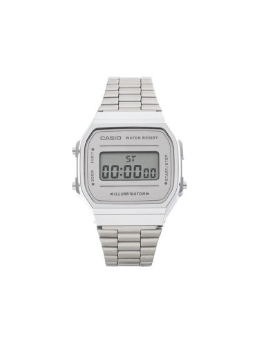 Casio Часовник Vintage A168WEM-7EF Сребрист