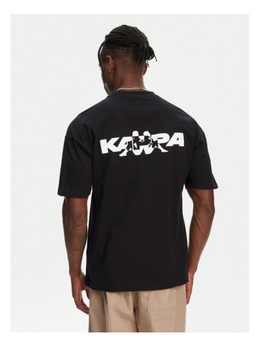 Kappa Тишърт Nyle 351S5GW Черен Regular Fit
