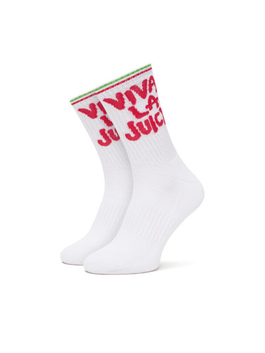 Juicy Couture Дълги чорапи Viva JCAXS125718 Бял