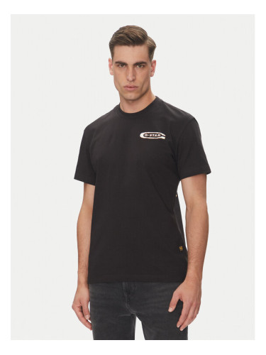 G-Star Raw Тишърт Back Gr Arch D26047-C336 Черен Regular Fit