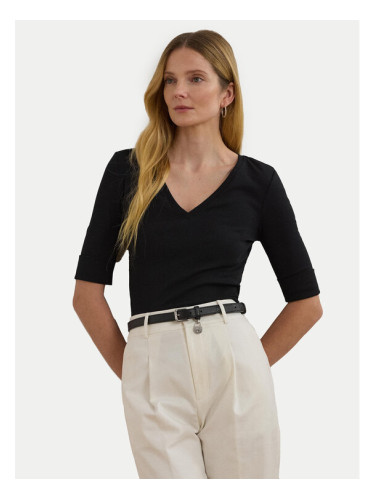LAUREN RALPH LAUREN Блуза 200815843003 Черен Slim Fit