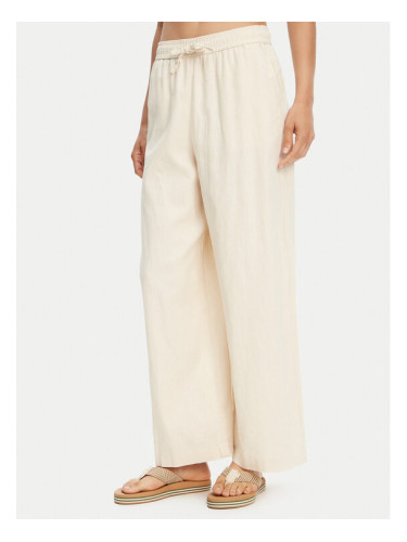 Roxy Текстилни панталони Lekeitio Break ERJNP03636 Бежов Regular Fit