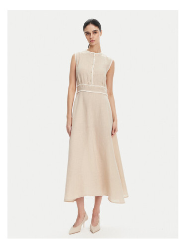 ICONA Лятна рокля RP5LE007 Бежов Regular Fit