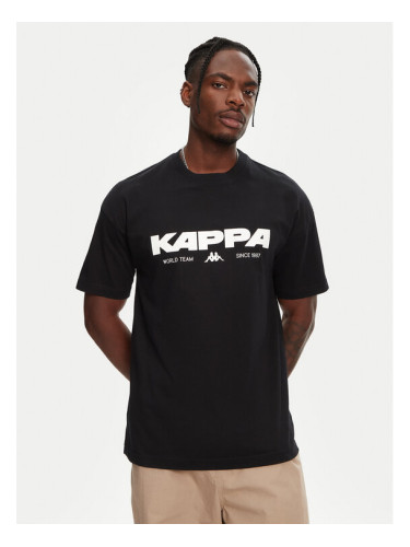 Kappa Тишърт Nhisso 351S5MW Черен Regular Fit