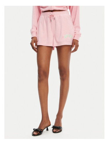 Juicy Couture Спортни шорти Perkin JCWHS125322 Розов Relaxed Fit