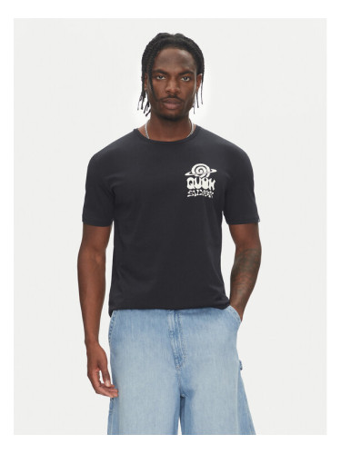 Quiksilver Тишърт Ev Cosmic Vibrations Ss EQYZT08053 Черен Regular Fit