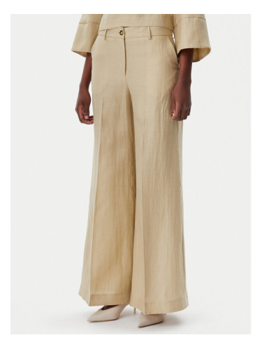 KAOS Текстилни панталони RP1MR062 1098 Бежов Regular Fit