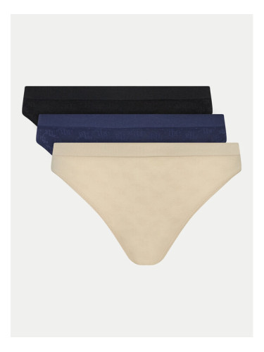 LAUREN RALPH LAUREN Комплект 3 чифта класически бикини 4L0185 Цветен