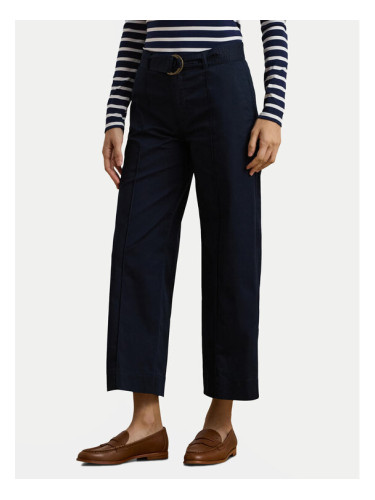 LAUREN RALPH LAUREN Панталони тип кюлоти 200876606005 Тъмносин Wide Leg