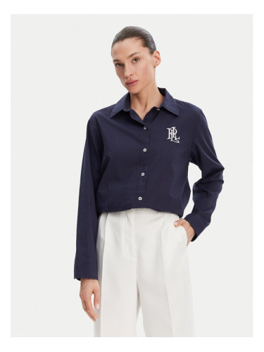 LAUREN RALPH LAUREN Риза 20529276 Тъмносин Regular Fit