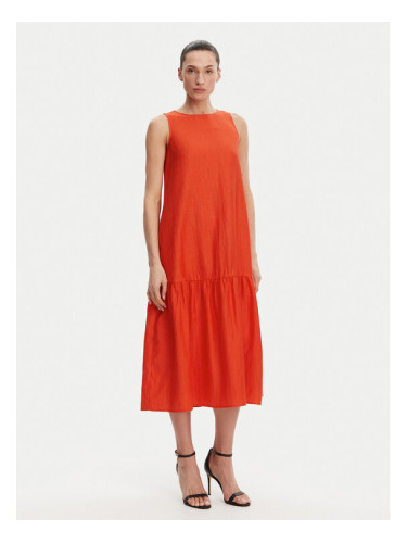 KAOS Лятна рокля RP1MR066 Оранжев Regular Fit