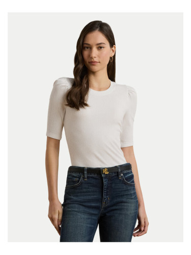 LAUREN RALPH LAUREN Блуза 200902618006 Бял Slim Fit