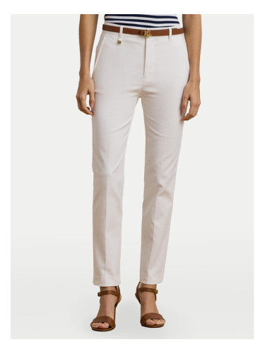 LAUREN RALPH LAUREN Текстилни панталони 200811955005 Бял Skinny Fit
