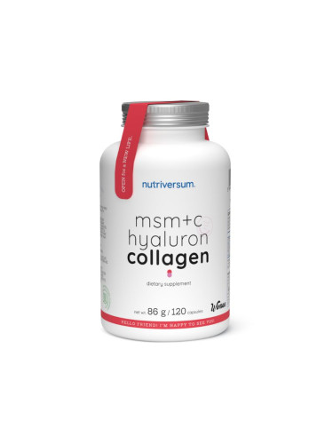 NUTRIVERSUM - MSM+C HYALURON COLLAGEN - WOMEN - 120 Capsules
