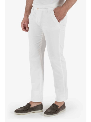 Панталон памук бял