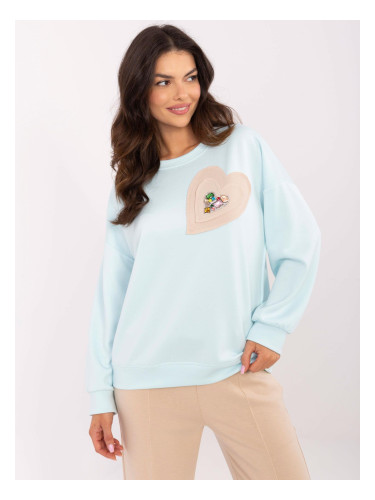 Sweatshirt-DHJ-BL-20322.72-light blue