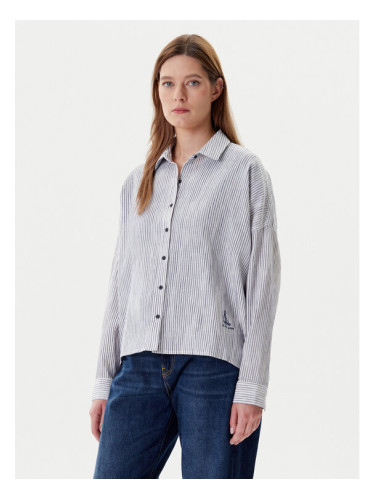 Mustang Риза Ruby 1016577 Син Loose Fit