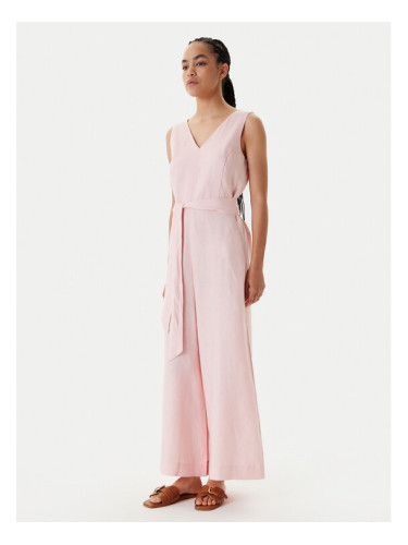 United Colors Of Benetton Гащеризон 4AGHDT00E Розов Wide Leg