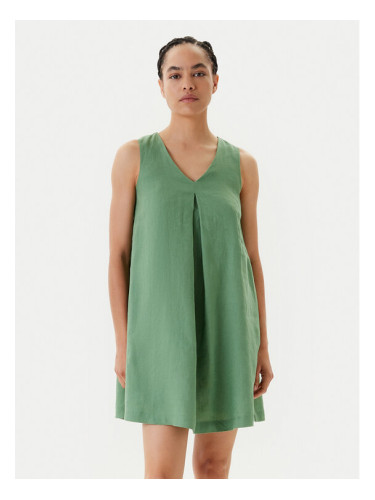 United Colors Of Benetton Лятна рокля 4AGHDV0AX Зелен Relaxed Fit