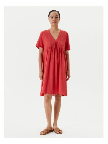 United Colors Of Benetton Лятна рокля 4PQNDV0BS Червен Relaxed Fit