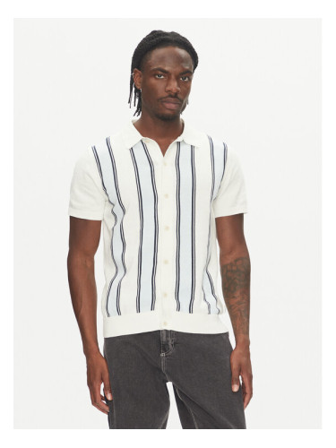 Lindbergh Кардиган 30-804062 Бял Relaxed Fit