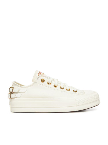 Converse Кецове Chuck Taylor All Star Lift Platform Buckle A11866C Бял