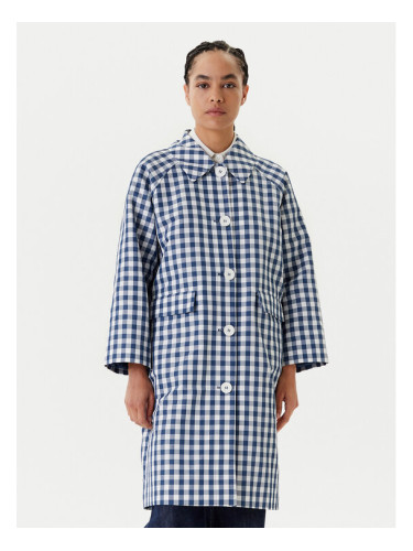 United Colors Of Benetton Преходно палто 2OPFDN07P Син Relaxed Fit