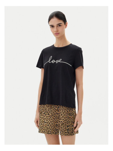 Vero Moda Тишърт Kami 10332587 Черен Relaxed Fit