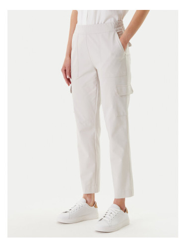 Olsen Текстилни панталони 14002075 Бежов Straight Fit